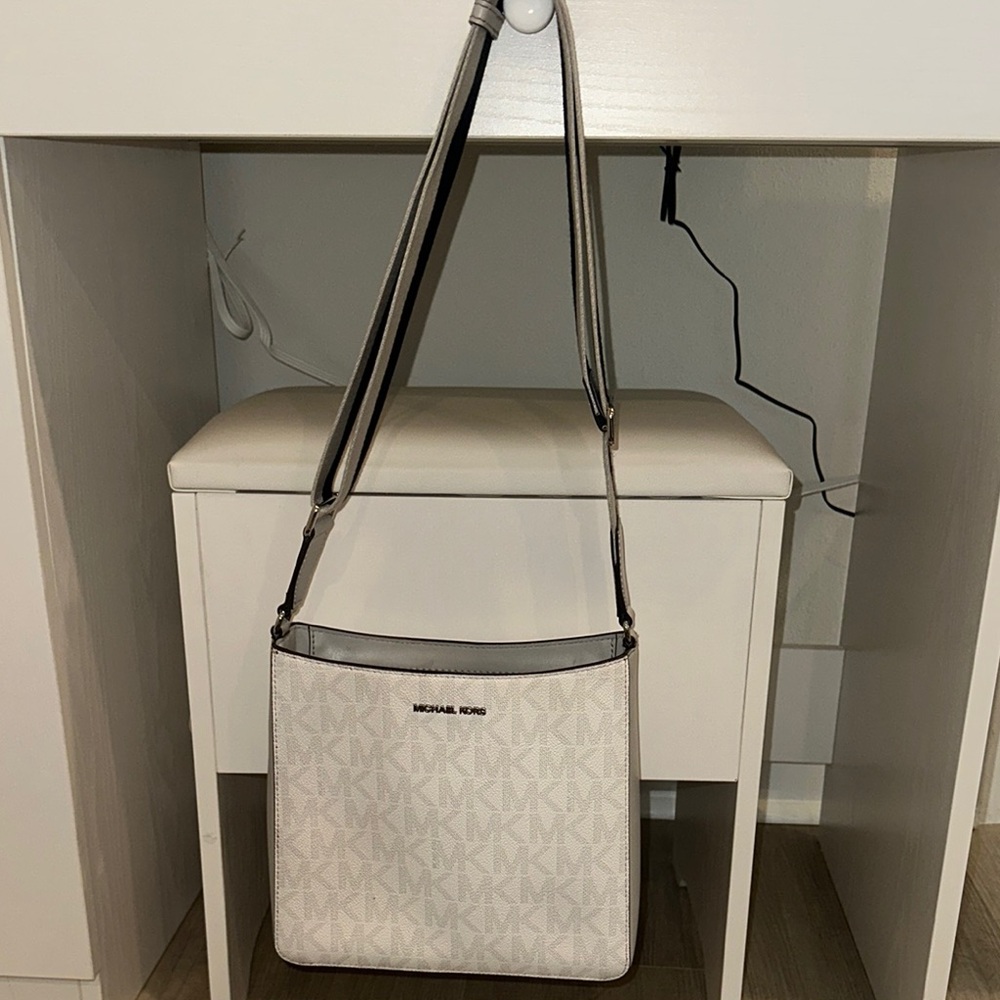 Michael Kors White Crossbody Bag